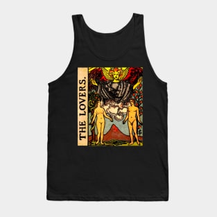 The Lovers Tarot Card Tank Top